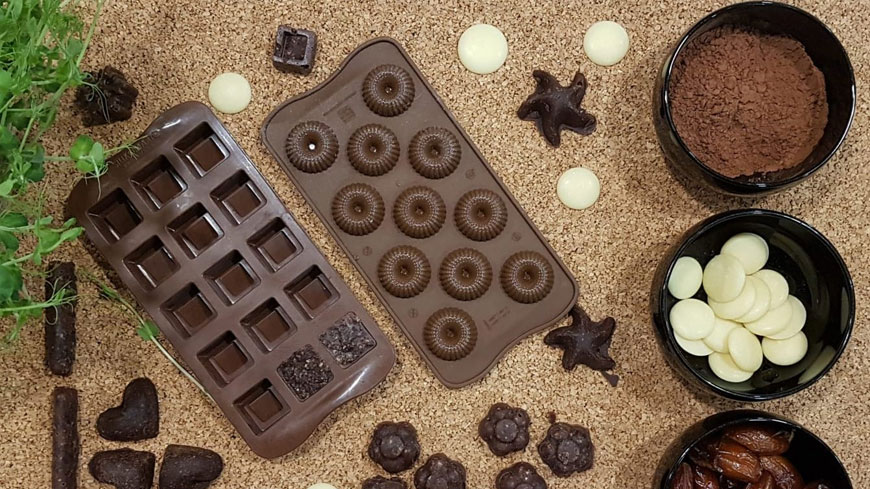 “Šokolādes” un Šokonašķi ar dateļu miltiem